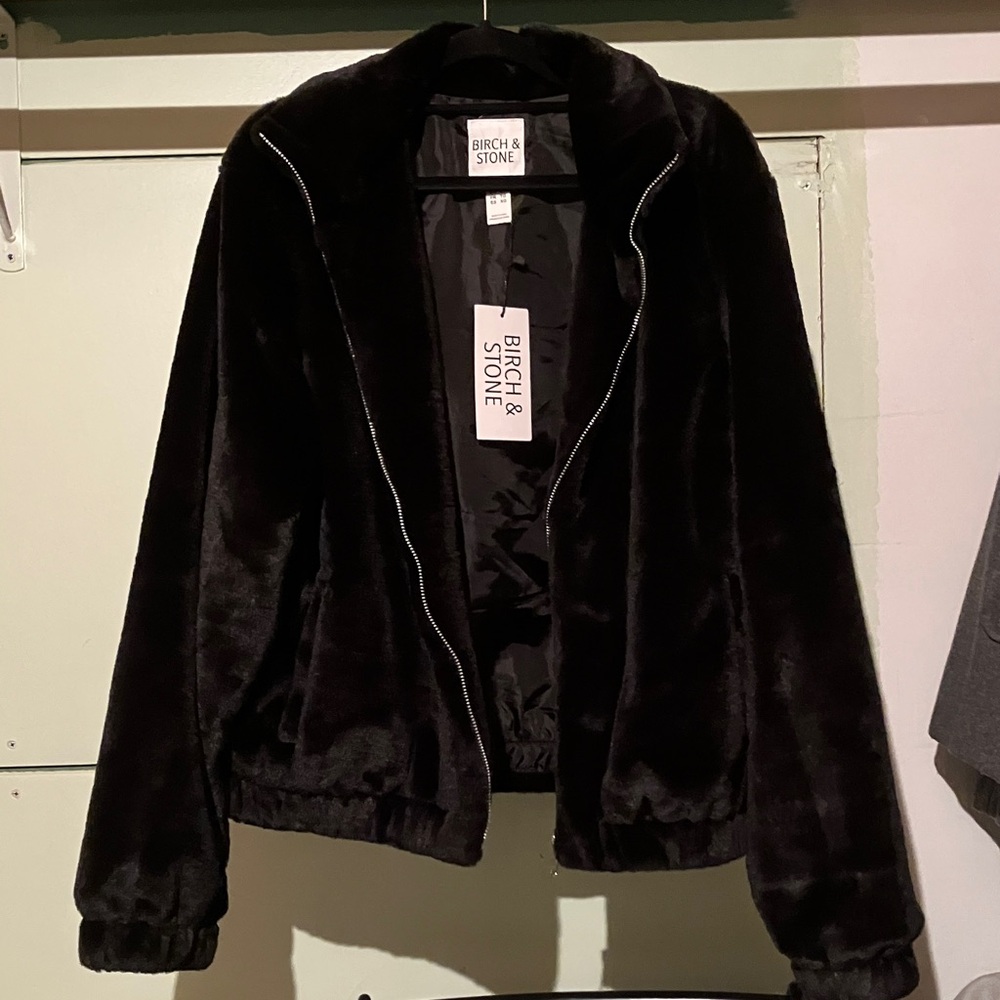 Women's Black Fur Jacket